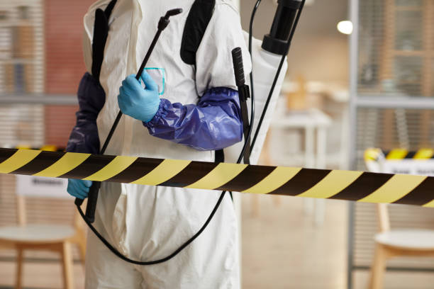 Professional Biohazard Cleanup technician working in Elk Creek, NE
